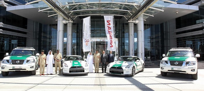 نيسان GT-R وباترول . . أحدث المنضمين لأسطول دبي الشرطي