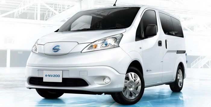 نيسان e-NV200 المطورة تبدأ مبيعاتها في اليابان مع بطارية جديدة