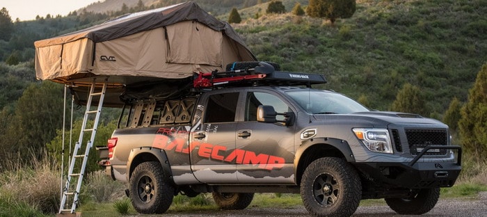 نيسان تيتان XD PRO-4X Project Basecamp . . وحش الطرق الوعرة والتخييم
