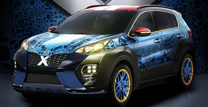 كيا X-Car تقدم بحلة غامضة بوحي شخصية مايستيك من فيلم X-Men