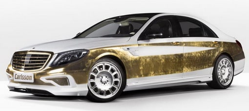 كارلسون تقرر تطعيم مرسيدس S-Class بالذهب لتمنحها المزيد من التميز