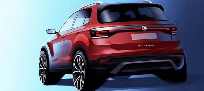 فولكس فاجن تقدم صور تشويقية لموديل T-Cross 2019 لأول مرة