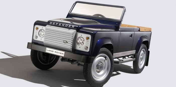 معرض دبي الدولي للسيارات سيستقبل لاندروفر ديفندر Pedal Car المصغرة